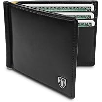 TRAVANDO Herren Slim Wallet Mit Geldklammer – RFID-Schutz, 11 Kartenfächer, Schlankes Bifold-Design, In Geschenkbox