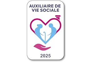 SIGNAL SAFETY Autocollant Sticker - Vignette Caducée 2025 pour Pare Brise en Vitrophanie - V11 Auxiliaire de Vie Sociale