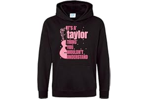 RADIANCE It's a Taylor Thing You Wouldn't Understand Unisex Kids Hoodies Taylor Fans & Music Lovers Kids Hip Hop Casual Streetwear for Fans, Birthday Christmas Taylor Guitar Theme Hoodie