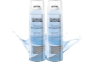 Soffisof Schiuma Detergente Senza Risciacquo 2x400ml - Detersione Delicata per Pelli Sensibili - Ideale per Uso Frequente - 2 Flaconi di Schiuma Detergente Anziani e Incontinenti