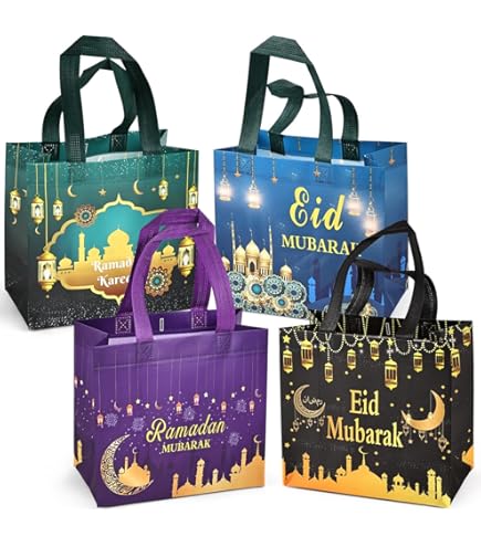 Stuff4 Biglietto Di Auguri Eid Mubarak – Formato Quadrato 145mm – Con Busta Colorata – Fatto A Mano Nel Regno Unito - 3
