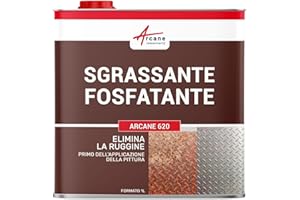 SGRASSANTE FOSFATANTE - Decapante | Sgrassante fosfatante per Acciaio Zincato e Alluminio - 1 L - ARCANE INDUSTRIES