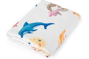 PISOLO - Coprimaterasso Ultra Assorbente 100% Impermeabile, Traversa Letto Bambino 91x86cm con Ali Rimboccabili Facile da Cambiare e Lavabile Ideale per Addestramento al Vasino