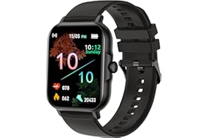 AcclaFit Smart Watch for Men Women, Fitness Watch with Intelligent Reminders and Phone Calls, Activity Trackers with Heart Rate and Blood Pressure Monitors, 1.83" Size Screen Pedometer for Android iOS