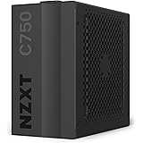 NZXT C750 - NP-C750M-EU - 750 watts PSU - 80+ Gold Certified - Contrôle hybride silencieux des ventilateurs - Roulements dyna