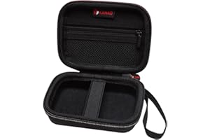 XANAD Housse Appareil Photo de Protection pour Compact - 1080P HD Digital Zoom pour Pochette Appareil Photo Enfant Adolescent Adulte Débutant Dure EVA Etui Appareil Photo（Noir）