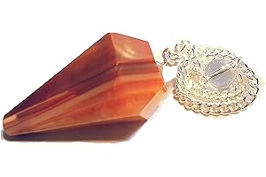 CHABOTTAKRA Pendolo Gemma/Pietra Preziosa Ametista Cristallo di Rocca ed Altre sorte