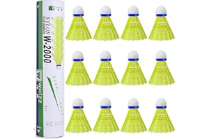 BAIHUALIN WHiZZ Shuttlecocks Badminton Durable Nylon Shuttles for Indoor Outdoor Recreational Game Practice Sports