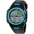 SF Super Fibre Digital Dial Plastic Strap Watch for Men-NS77072PP02/NT77072PP02