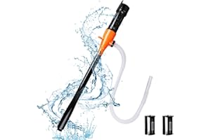 MENAYODA Pompa elettrica portatile a batteria per liquidi, 8,3 litri al minuto, per diesel, olio, refrigerante, acquario