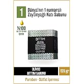 Olivos Natural Bıttım and Olive Oil Solid Soap - Natural Bıttım Soap, Natural Purifying and Moisturizing Mold Soap, 125 gr (Bi