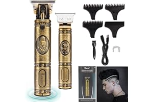 Xnuoyo professionale Tagliacapelli Uomo Tagliatrice Capelli Taglierina Barbiere Barba Elettrica Trimmer e Precisione Impermeabile con 3 Pettini per Diverse Lunghezze di Taglio
