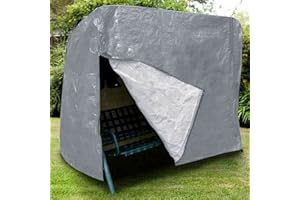 ‎RAM ONLINE Ram® Schutzhülle mit Reißverschluss für 3-Sitzer-Hollywoodschaukel, strapazierfähig, wasserfest, Grau