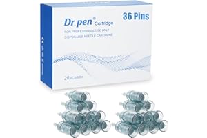 BESTAUTY Dr. pen Ultima M8/M7S - Cartucce a 36 pin, per idratazione, anti-rughe, tonificante, riduzione delle macchie, confezione da 20 pezzi, 36 pin per M8/M7S