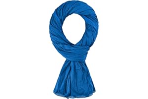ALLEE DU FOULARD Pañuelo Cabeza Mujer Elegante 100% algodón 200x110 Cm - Bufanda Color Sólido para Primavera, Otoño e Invierno - Fular, Chal, Mantón, Estolas y Cachecol - Bufandas y Chales para Mujer