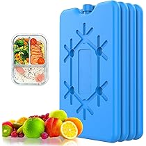 Mattonelle Ghiaccio Per Borse Termiche | 2 O 4 Pezzi | Capacità 600ml | Riutilizzabili E Sicure - Foto 2