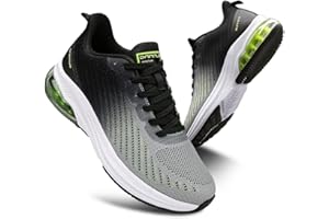 gojiang Zapatillas Hombres Mujeres Air Running Sneakers Deportivas Casuales Training Sport Zapatos Cómodo Antideslizante Jogging Caminar Gimnasio Fitness Tenis Ligeros Transpirables 36-47 EU