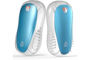 FANDLISS Pack de 2 Calentador de Manos Recargable 10000 mAh, Calentador Manos Calentamiento de Doble Cara 3 Niveles de Calor, para Camping, Golf, Regalos Idea Tech para Hombres, Mujeres