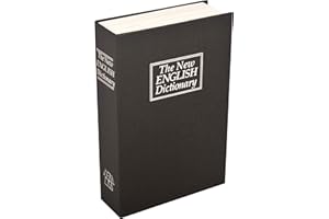 GENERIQUE - Tragbarer Safe - Aufbewahrung - Büchersafe - Geldkassette - H 24,5 x B 15,5 x T 5,5 cm - Stahl - schwarz