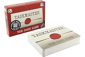 Ginger Fox Taskmaster Card Game | Special Edition | Compete in Silly Tasks From The Show | Great Family Fun Gameplay | Christmas Stocking Filler Gift For Ages 8+ | Fun Party Game