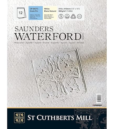 Blocco Acquerello Arches 12 Fogli - Grana Torchon 300 G/mq, 23x31 Cm - Foto 4