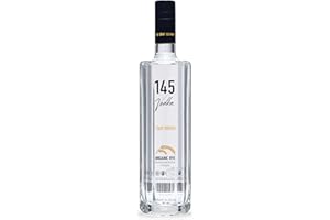 ‎145 VODKA 145 Vodka | exklusiver polnischer Bio Vodka | 1 x 0.7l | DLG Gold Award 2022 | Red Dot Winner 2023