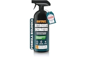ARKA Detergente Enzimatico 750 ml – KRAFTPROTZ Contro Macchie & odori – Pulizia Profonda e Delicata – rimuove urina, Sudore, Cibo & Altro – per tappeti, Tessuti, materassi, Auto & casa – Formula Biologica