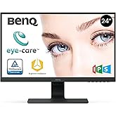 BenQ GW2480 60,5cm (23,8 Zoll) LED Monitor (Full-HD, Eye-Care, IPS-Panel Technologie, HDMI, DP, Lautsprecher) schwarz