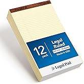 Tops Legal Pads, Kanarya Kuşları, 12/Paket Her G&uuml;n İ&ccedil;in 8,5 x 14 in&ccedil; Kanarya