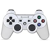 Kontorland P3G - PS3/PC Uyumlu Titreşimli Kablosuz Oyun Kolu GamePad (G&uuml;m&uuml;ş)