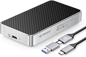 ORICO SSD Externo USB 4.0 de 2TB, 3800 MB/s (40 Gbps), SSD NVMe Portátil Ultrarrápido, Compatible con Thunderbolt 3/4, Diseño de Aluminio sin Ventilador para Fotógrafos y Editores de Video - X40