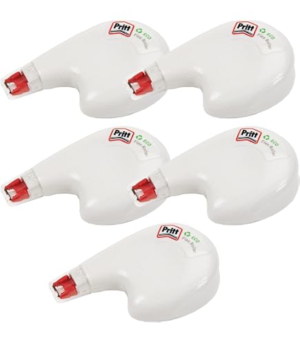 Lot De 16 Rollers Correcteurs Pritt Compact Flex - Pointe Flexible, Réécriture Immédiate 4,2mm