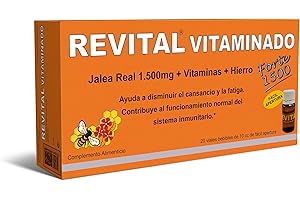 Revital Vitaminado Forte - Fórmula con 1.500 mg de Jalea Real y Vitaminas - 20 Viales