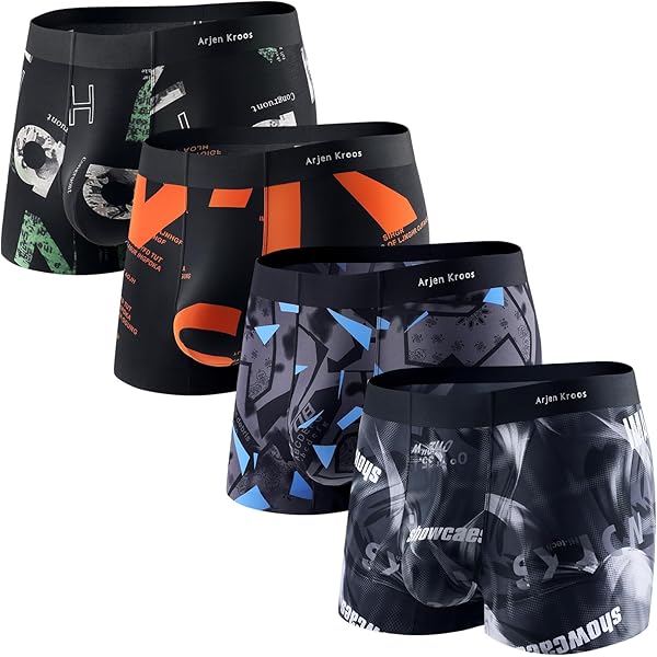 Casey Kevin Onderbroek Heren Boxershort Basis Trunks Heren Ondergoed Boxers Multicolor Elastic Zacht en Comfortabel