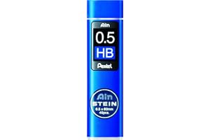 Pentel Ain Stein C275-HB Wkłady Atramnetowe, Grafitowy, 0.5 HB