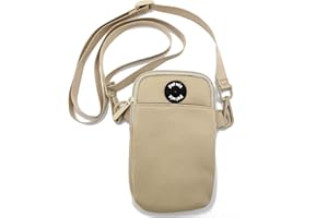 pet wiz Dog Walking Bag with Adjustable Strap (Slim & Lightweight Dog Walking Bag - Beige)