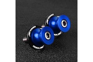 QJY-MOTOR PART-STORE 2pcs Diabolos M8*1.5 CNC Aluminum Pour S1000R S1000RR S1000XR S1000RR HP4 2009-2015 2016 2017 2018 2019 2020 2021 2022（Bleu）