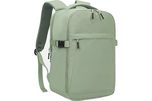 HAYAYU Mochila Viaje Cabina Avion para Ryanair 40x30x20, Mochila De Viaje para Ryanair Bolsa De Avion Hombre Mujer, Maletas De Viaje Cabina Mochilas Portatil 14 Pulgadas con Puerto USB