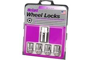 McGard 24157 Lot de 4 serrures de Roue Coniques chromées (M12 x 1,5)