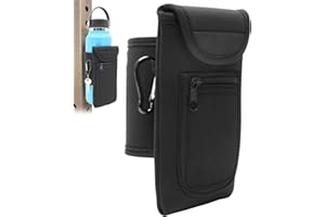 MIUUIPI Bolsa magnética para gimnasio, bolsa deportiva para el gimnasio, bolso bandolera para hombre y mujer, soporte móvil para botellas de agua de 1 y 1,5 litros, ideal para viajes y trabajo