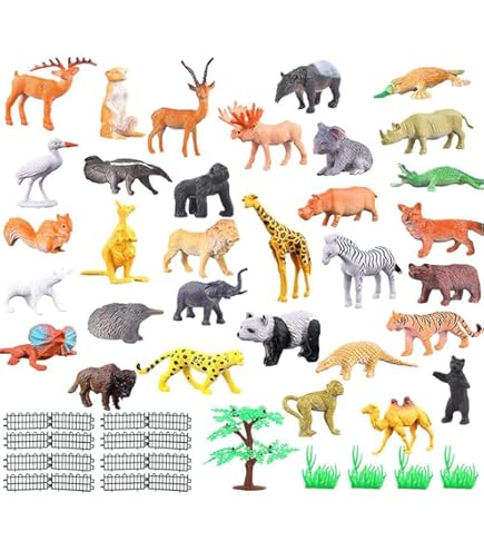 ANIMAL アニマル Buy ZZ ZONEX Kidzbell Mini Jungle Animals Figure Toys Play Set 53