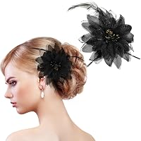 Schicke Feder-Haarspange Aus Straußenfedern: Retro Haarschmuck Für Damen, Braut, Party & Besondere Anlässe