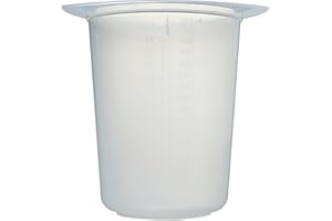 Camlab Plastics Tri-Cornered Plastic Beaker 800mL Pack of 25