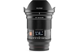 VILTROX AF 16mm f/1,8 FE Obiektyw pełnoklatkowy z autofokusem z wbudowanym ekranem LCD Duża Przysłona do Sony E-Mount a7 A6000