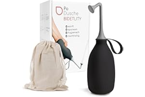 BIDETLITY Intimate Shower 2.0 – Mobile Travel Bidet & Sustainable Intimate Shower, Replaces Wet Wipes, Saves Toilet Paper, Portable handheld bidet Shower, Travel Bag included, BPA Free