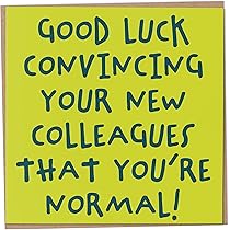 Collègue Leaving Cartes Coworker Drôle Neuf Job Carte Good Luck Bitches Congrats Neuf Job Goodbye Leaving Job Drôle Carte Blague Banta Amusant PC453