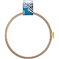 Prym - Prym Natural-Coloured (0.8x25cm) Beech Wood Embroidery Frame with Brass Screw - 1 Piece