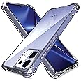 Pikkme Back Cover for Oppo K13 5G PC + TPU Clear Transparent Raised Edges Shockproof Protective Phone Bumper Case(Transparent)