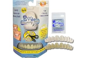 MKNIUA Instant Smile Upper, Smile Instant Smile Upper Veneer Comfort Flex False Teeth sticker False Teeth sticking Instant Instant