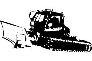 BLATTWERK-DESIGN Wandtattoo – PISTENBULLY, Pistenraupe, Schnee, Berge, Wintersport // Farb- und Größenwahl (Schwarz - 1240 mm x 600 mm)